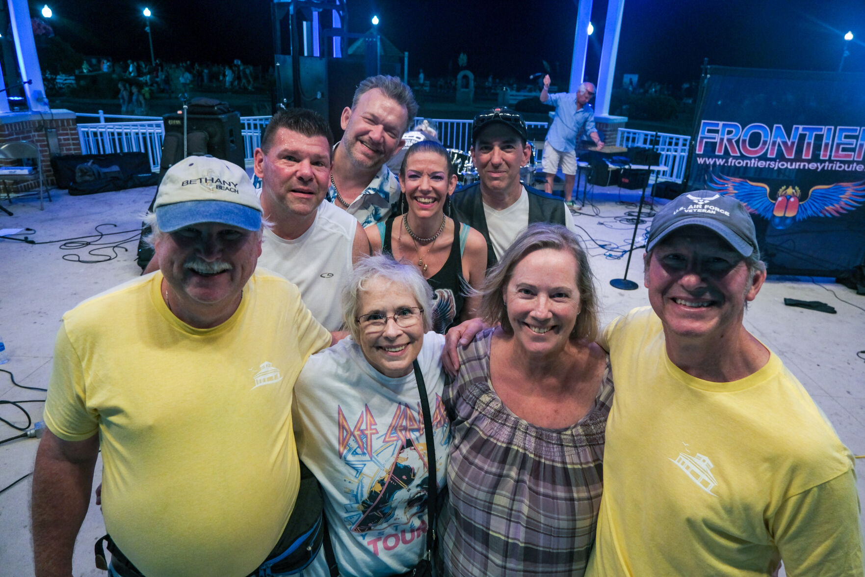 Friends at the Rehoboth Beach Bandstand